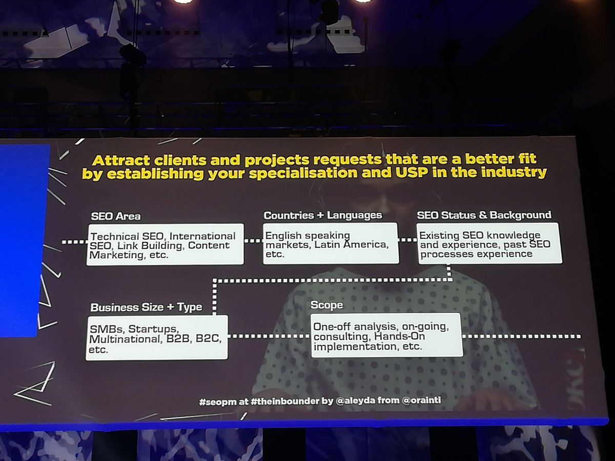 SteStancari's tweet photo. Something to Be considered before starting do deal with an SEO project, by @aleyda #theinbounder https://t.co/sTfhv1Bd9j