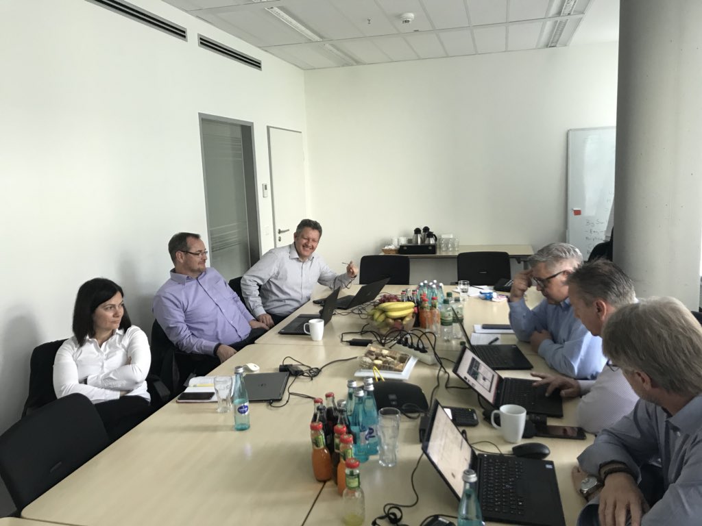 Start the day with All Hands Call with our new EMEA leader Mehtap Akca Unal! #schiwol #DellEMC #work4dell #passion #WomeninActionGermany #Frankfurt