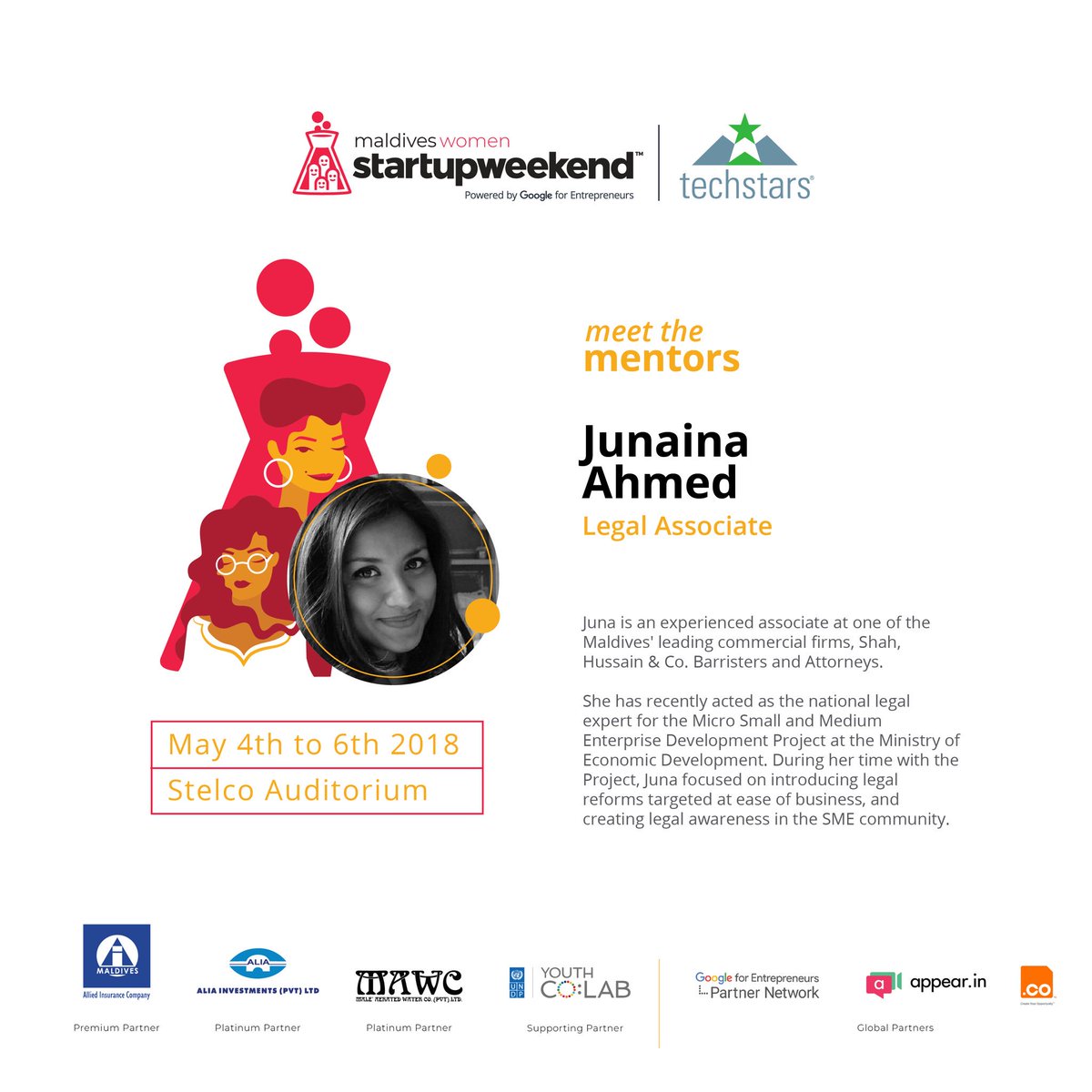 #meetthementors 

Keep all your legal questions ready and make sure to book sometime from Junaina during the event. 

#HingaaFashamaa #SWMaldives