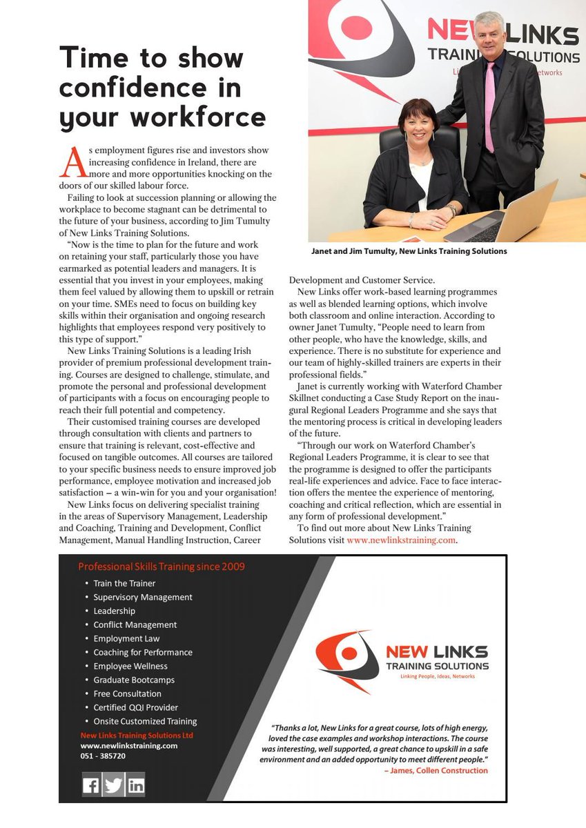 ILeyden's tweet photo. In case you missed us 1st time round...
LCE #Workplace #Safety - Pg 33 @waterfordcc #NetworkMagazine 4 all your #HealthandSafety Training, Consultancy & Ergonomics.
Check us out or give us a call on 051 364344 to discuss your needs!
https://t.co/bENErcggwv https://t.co/p3D8BeU48v
