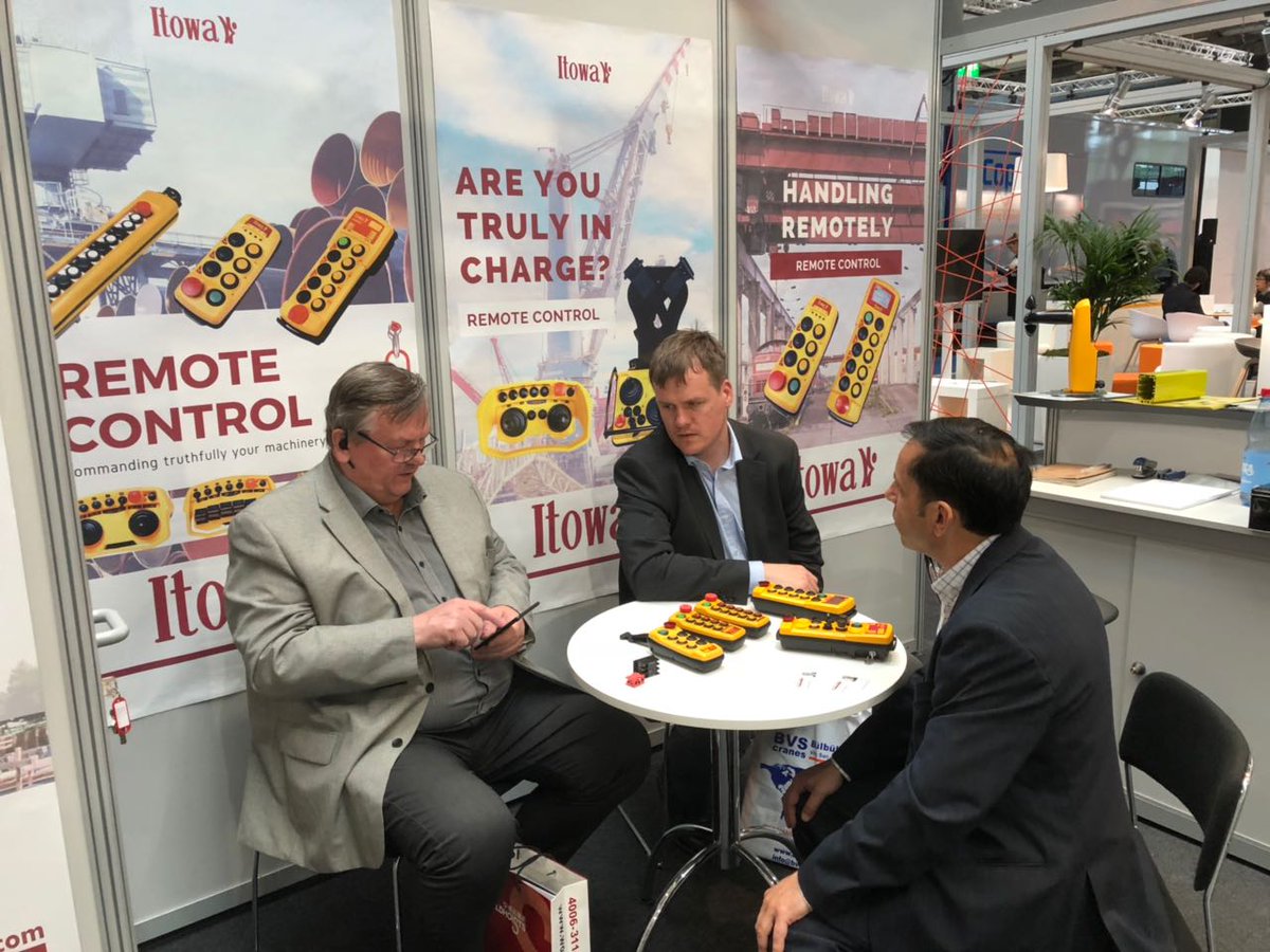 Itowa_Int's tweet image. @hannover_messe is at its peak. 🎉Meet our team at Itowa’s booth D11 in hall 24 and find out more about our products. We‘re looking forward to meeting you. 🤗
#HM18 #CeMAT18 #Day3