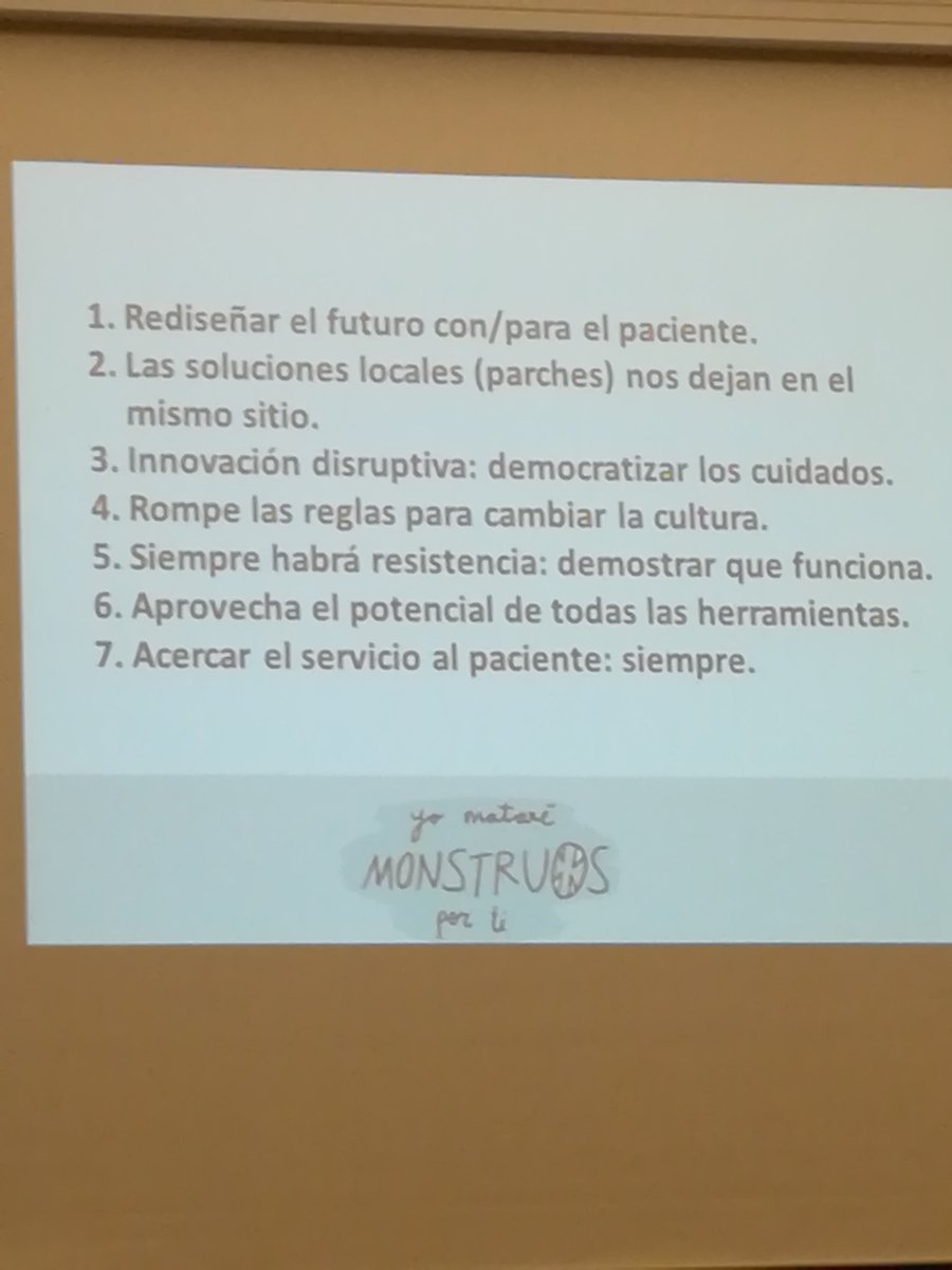 MIhsjda's tweet image. Aportando valor &quot;disruptivo&quot; a la asistencia al paciente. Democratizar los cuidados. #FSJDInnova18  por @manyez @Miguel