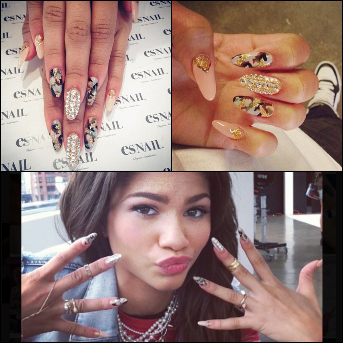 😍😍 #zendaya #queendaya #zendayanails, image size:1200x1200