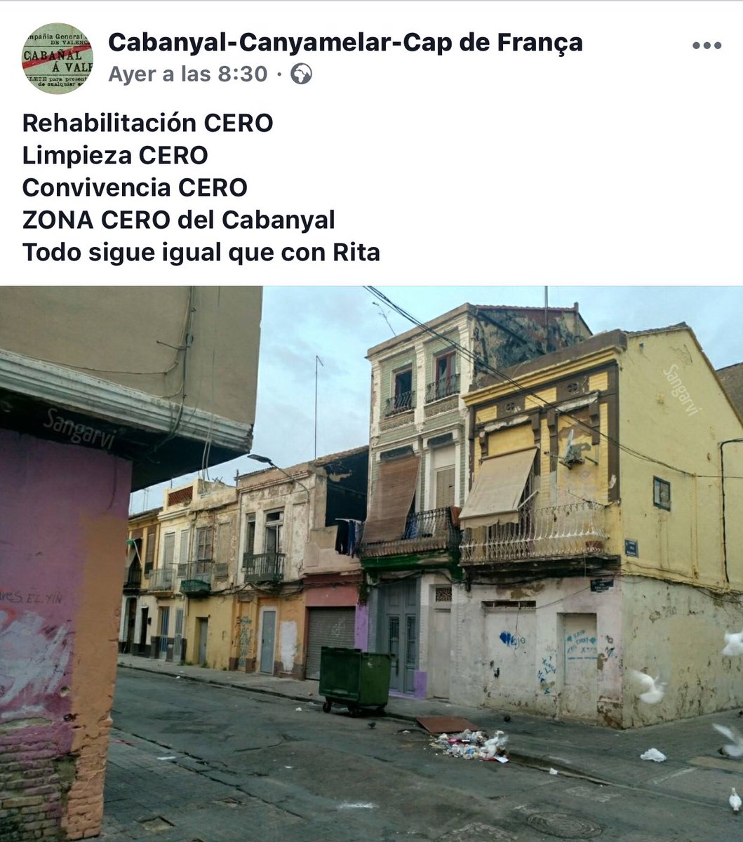 poblenoudelamar's tweet photo. Triste, penoso y sin soluciones inmediatas en @poblenoudelamar #cabanyal #canyamelar mucha impotencia para vecinos @ValenciaEscucha @elbarrioimporta @MercadoCabanyal @sangarvi @AjuntamentVLC @GVAhabitatge @CsValencia_C @CompromisVLC @SocialistesVal https://t.co/tuKN38nL9A
