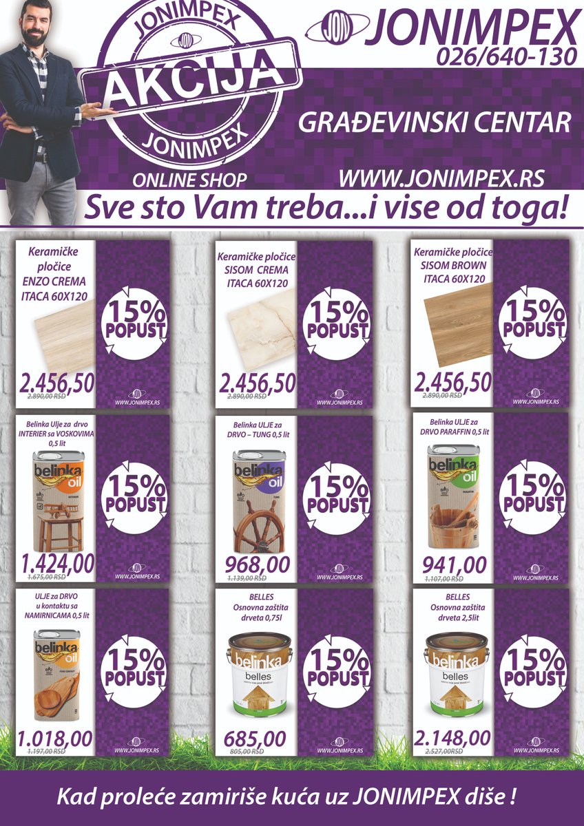 jonimpex's tweet image. VELIKA AKCIJA U JONIMPEXU
PROVERITE ZASTO SMO NAJBOLJI