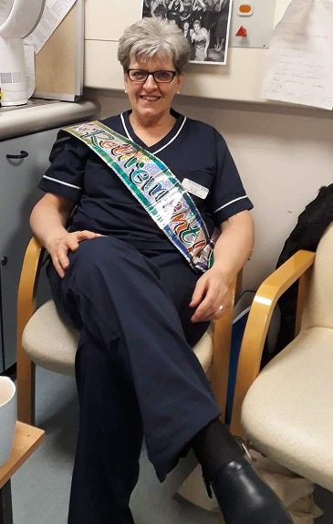 worcscc's tweet photo. Kim Bull, from Worcester is one of the lucky 6 #Worcestershire residents who will be heading to the Royal Wedding on May 19th. Kim managed the Cardiac Catheter Lab at Worcestershire Royal Hospital for 15 years. See more: https://t.co/WreQx5x1tW #RoyalWedding https://t.co/9urnnjZPn9