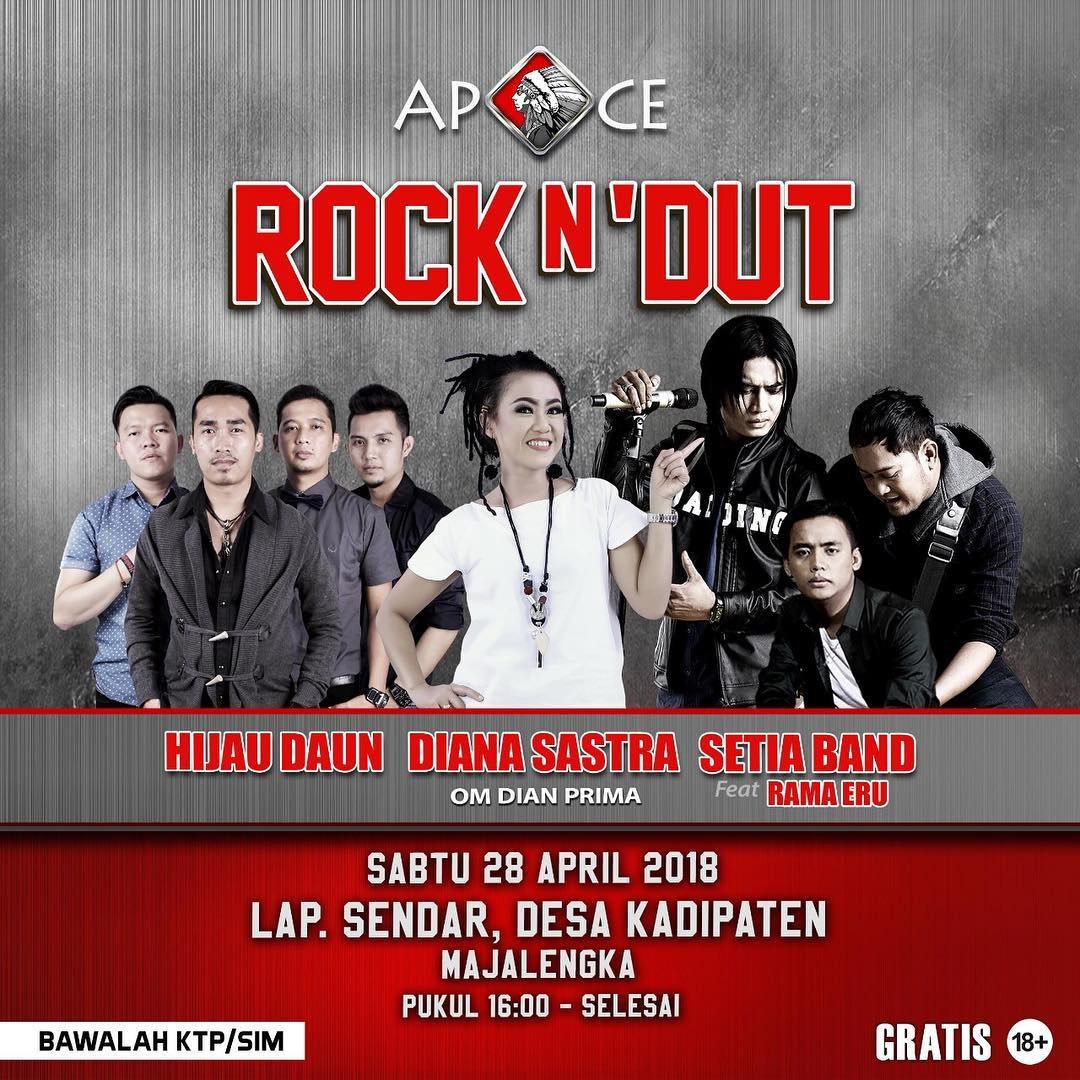 NadaPromotama's tweet photo. Event Apache ROCK N' DUT minggu ini
.
@EventApache
#nadapromotama #apacherockndut #rockndut #rockndut2018 #eventapache #majalengka #madiun https://t.co/ivz9QI8JJp