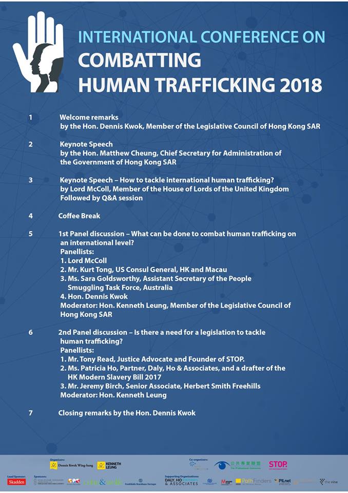 Looking forward to attending the "International Conference on Combatting Human Trafficking 2018" tomorrow. The conference can be watched live at youtube.com/watch?v=CQGkQU…