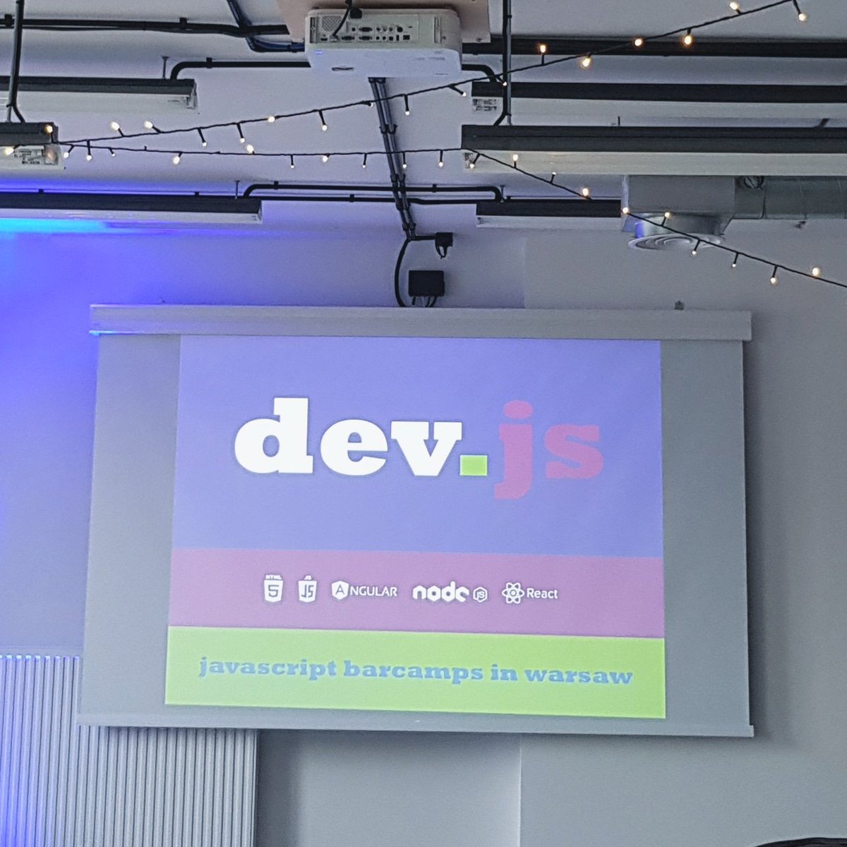 ad_webdev's tweet image. Wczorajszy #devjs #devjswarszawa