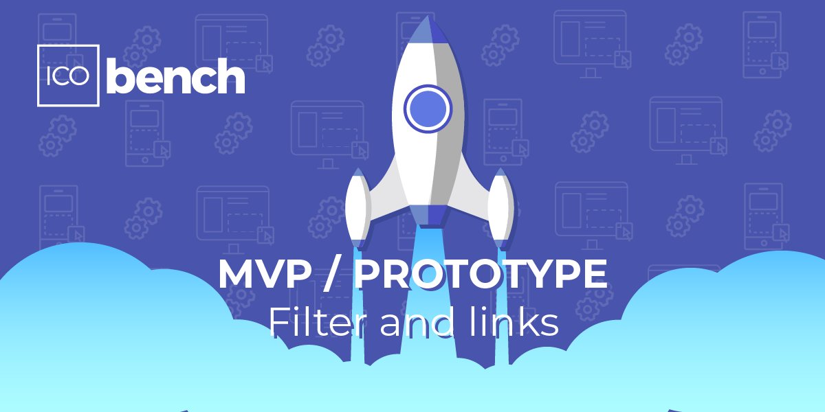icobench's tweet photo. Great news! Starting today the projects can publish their #MVP and prototypes and the users can filter #ICOs by the availability of the product. Please send links to GitHub and other sources to info@icobench.com #crypto #community #ICObench #prototype https://t.co/JbFLs1Dj2n