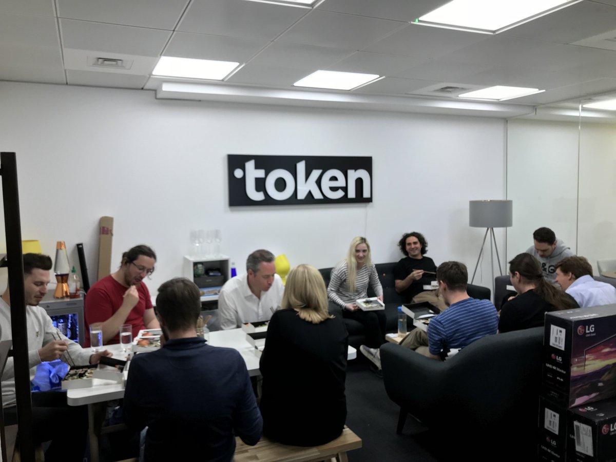 tokencom_'s tweet photo. Did someone say Sushi? #tokenlunch https://t.co/RiCcAEPHL8