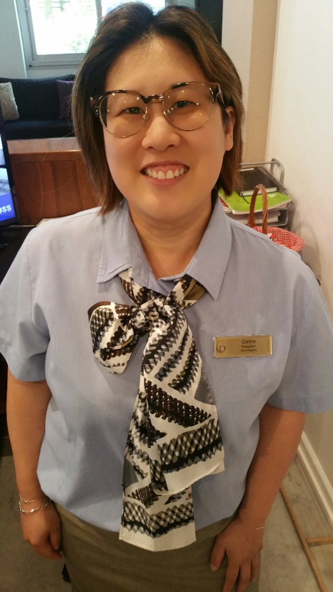 MinsongoRRH's tweet photo. Warm welcome to Carine her New receptionist at Royal Regency Vincennes ! Always smiling !
#DiamondCareers #DPerfectServices #RRH #reception https://t.co/tJgiF0T5IO