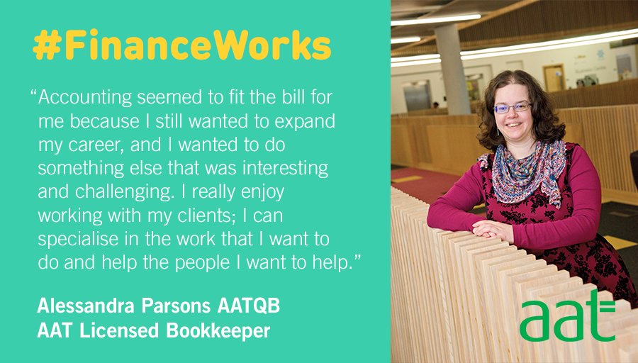 YourAAT's tweet photo. Alessandra suffers from Fibromyalgia, a chronic condition that causes fatigue, but in spite of this was able to complete her AAT studies while working at her local council. #AATStories #FinanceWorks https://t.co/5Mx21Kx5R4