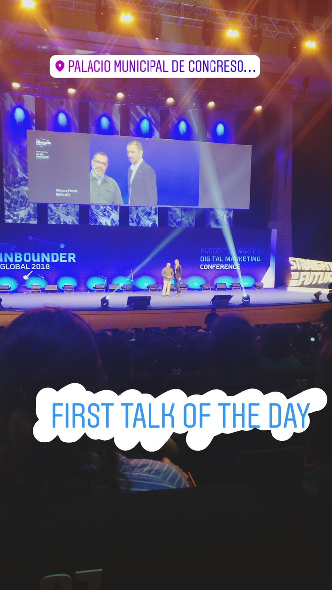 javalaethem's tweet photo. First talk of the day @theinbounder about the impotance and Future of visual search👌 #seo https://t.co/RtmX31yarq
