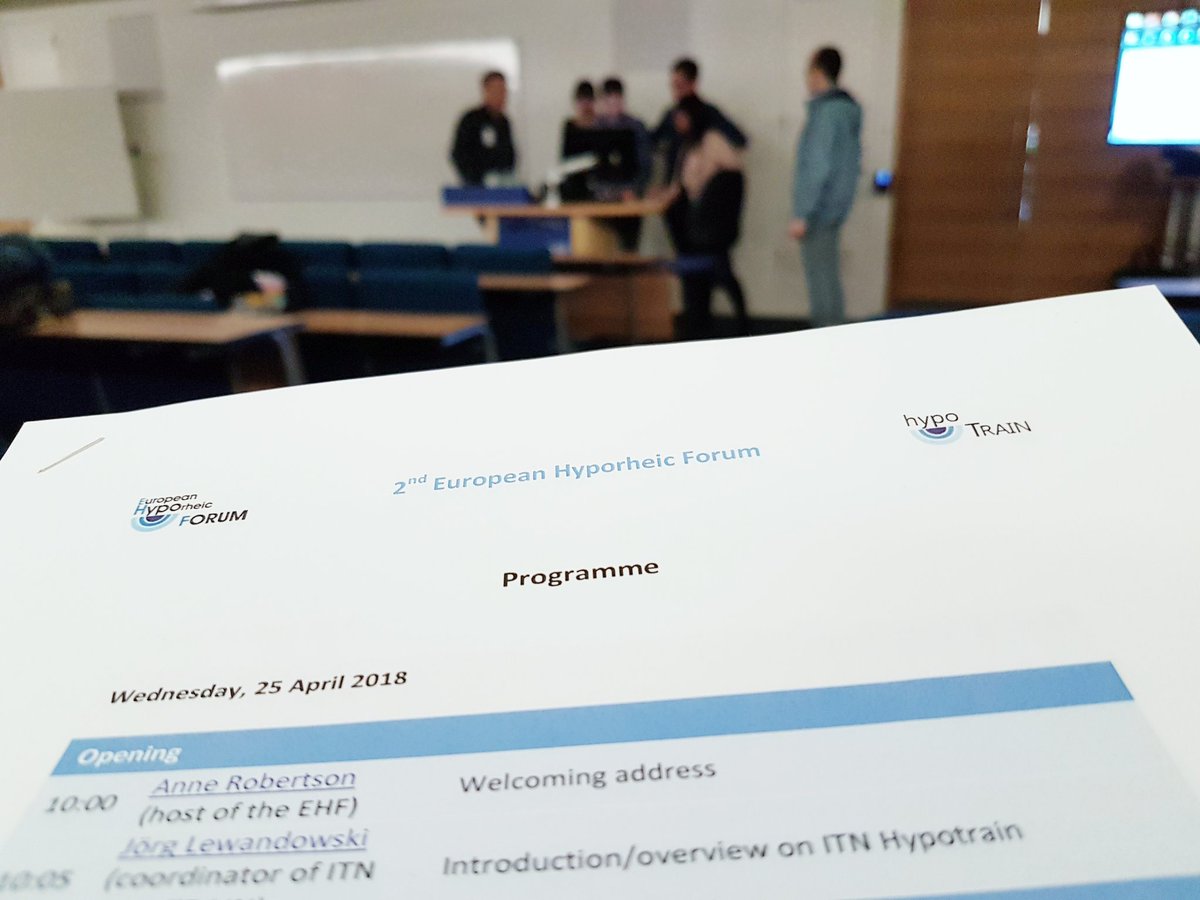 HypotrainITN's tweet photo. We're looking forward to 3 days of exciting presentations and stimulating discussions at #EHF2018 at @UoR_LifeScience https://t.co/5265zc5Y7n