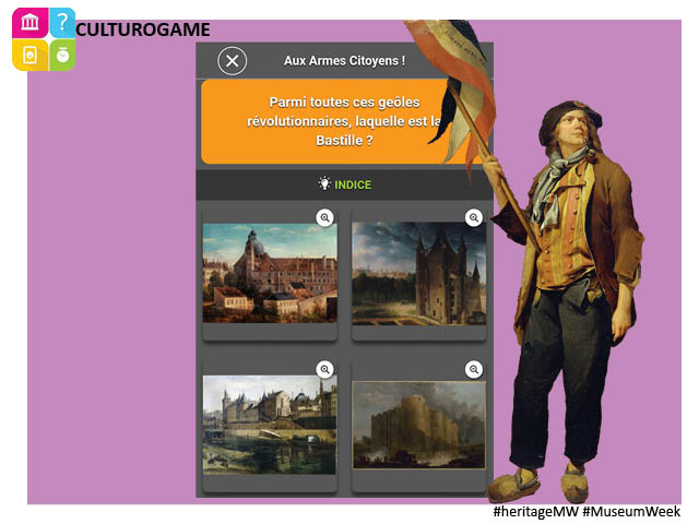 CulturoGame's tweet photo. Amoureux du patrimoine, répondez à cette question ! Testez vos connaissances avec le jeu «Aux Armes Citoyens !», réalisé avec @ParisMusees. Téléchargez @CulturoGame dans votre app’ store pour jouer et gagner des cadeaux 
#heritageMW #MuseumWeek @MuseeCarnavalet https://t.co/NuClpnqTZp
