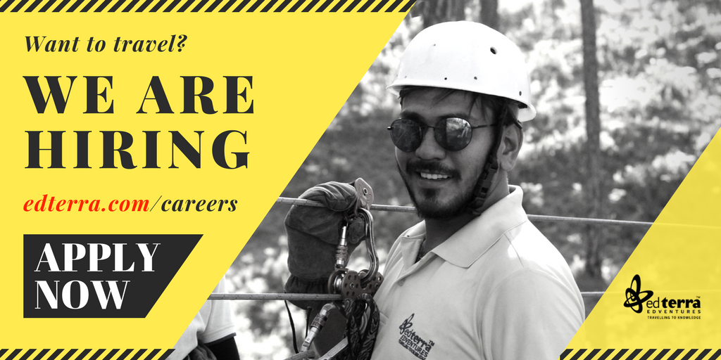 EdTerra's tweet photo. Come and #explore the #world with us.
We are #hiring
Visit https://t.co/5DFsrl8Ch1 or drop your resume at careers@edterra.com
#EdTerraEdventures #Vacancy #Jobs #India #Travel #Adventure #Jobhunting #Apply #Hiking #career #change #joblisting #jobopening #operations #sales https://t.co/QChOL7dmVu