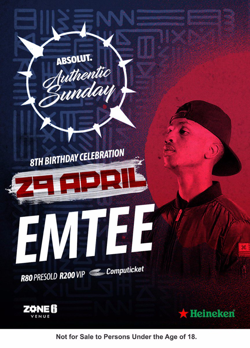 Nony_Mlambo's tweet photo. Let me give you a young breakdown of the situation 🔥🔥
@BABESWODUMO 
@EmteeSA 
@Sjava_ATM
@AyandaMVP 
@DJSandisoSA 
@_IamVino 
 Wow! The list goes on guys... still want to miss it?? Lol don't let fomo kill you!

#AuthenticForever
#AuthenticSunday
#Zone6Venue https://t.co/ckjDCR7qZr