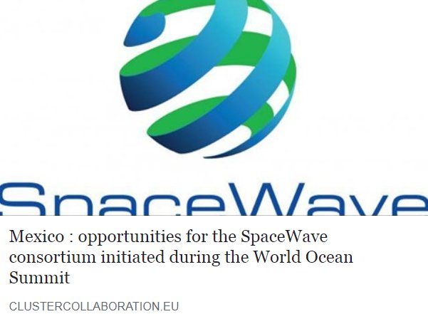#Mexico: opportunities for the <a href="/SpaceWave_EU/">SpaceWave</a> consortium initiated during the World Ocean Summit.
On March 7th-9th <a href="/MarineSouthEast/">Marine South East</a> attended to the World Ocean Summit to explore and advance the impact of the SpaceWave project on ocean sustainability -> goo.gl/g7ygWv
