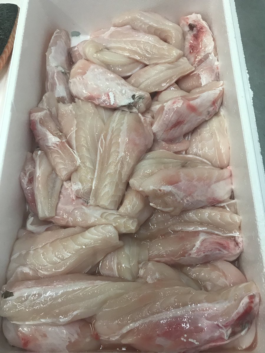 New in for today..... Skate loin, no bone, just 100% delicious meat....