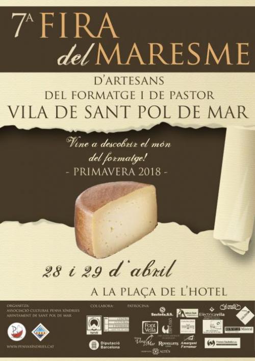 Us agrada menjar bé? Doncs dissabte i diumenge a Sant Pol de Mar hi ha la Fira del Maresme d'Artesans del Formatge i de Pastor! #Nyam #CatCultura