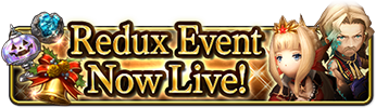[Event Redux] goes live!
Past events get unlocked again!
The number of exchanges at each event Exchange will also be reset again!
So it's your chance to exchange for 4★ event weapons again!
#KingsKnight