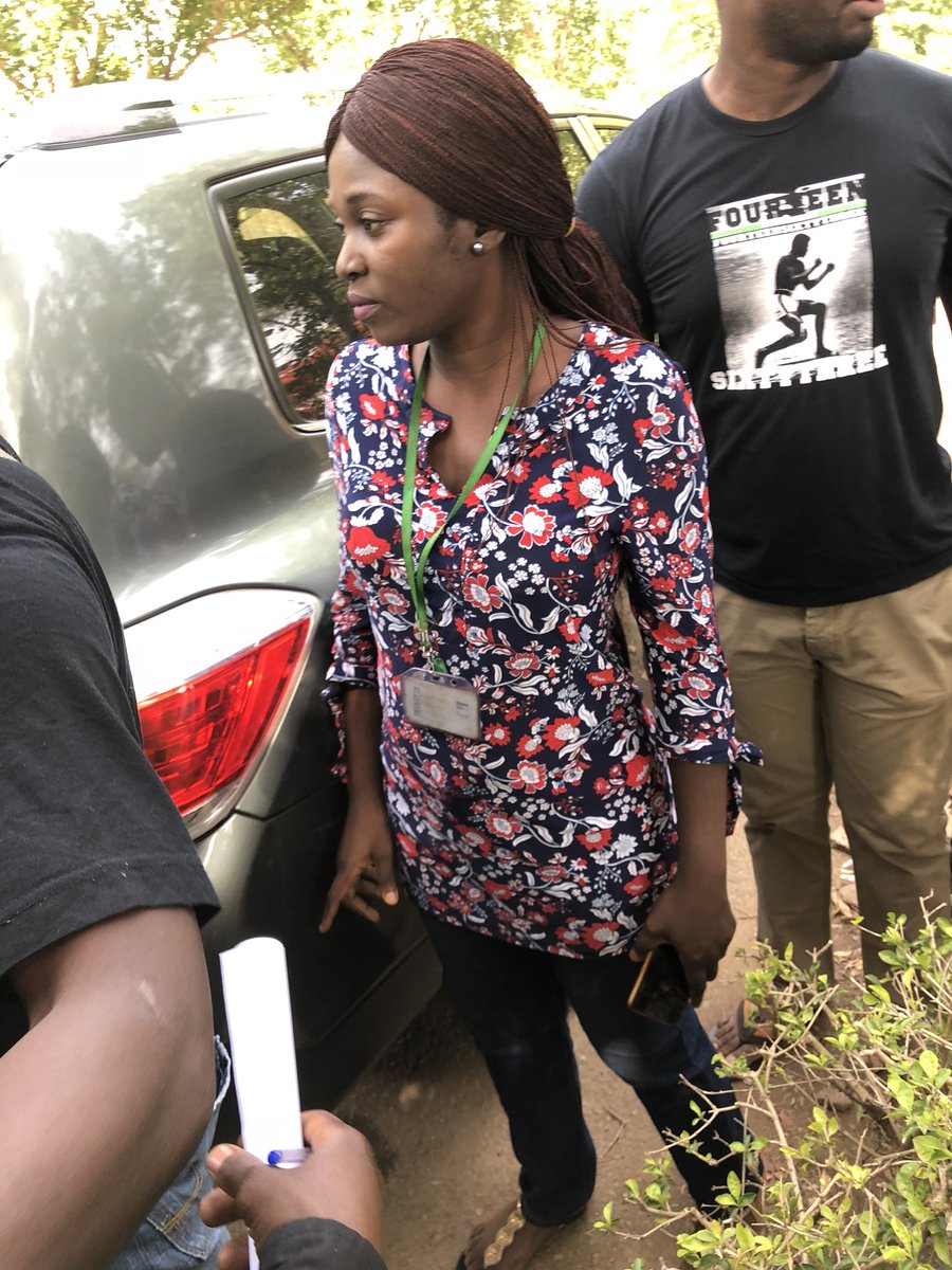 This inec Officer Called police for my husband because he is speaking on behalf of the people
