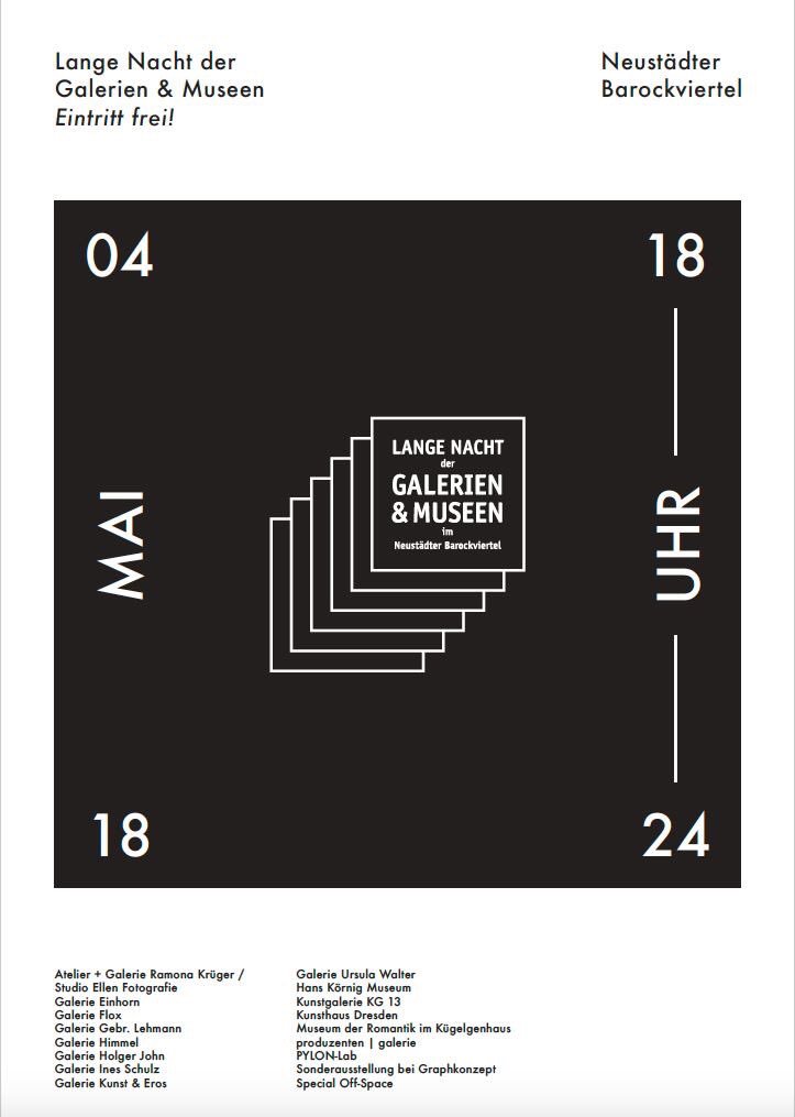 Zur LANGEN NACHT der Galerien &amp; Museen im Neustädter Barockviertel am nächsten Freitag, den 4. Mai haben wir von 18 - 24 Uhr geöffnet!
Es finden Führungen jeweils um 19 Uhr und 21 Uhr an diesem Abend statt. Der Eintritt ist frei.
#langenachtdergalerienundmuseen #hanskoernigmuseum