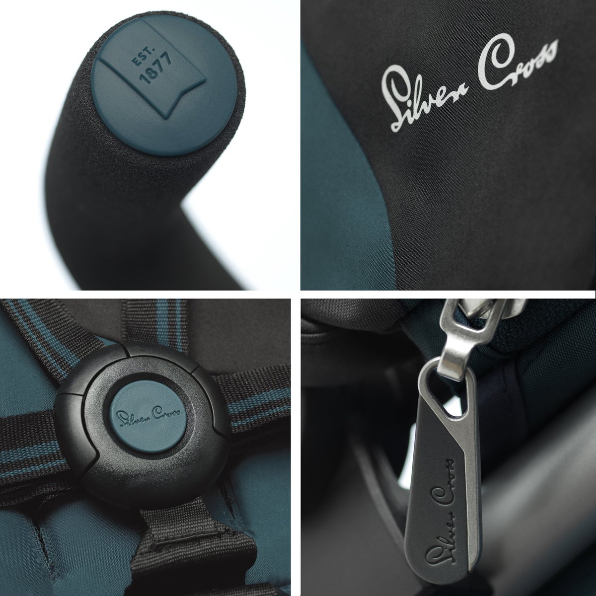 silver cross pop 2 teal