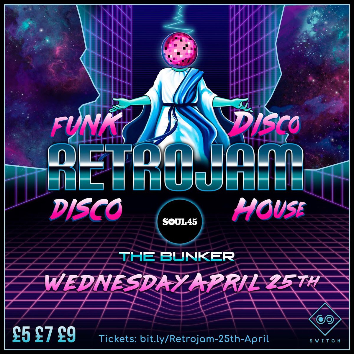 See you TONIGHT for the return of Retrojam! 

Tickets: fatsoma.com/Switchsouthamp…