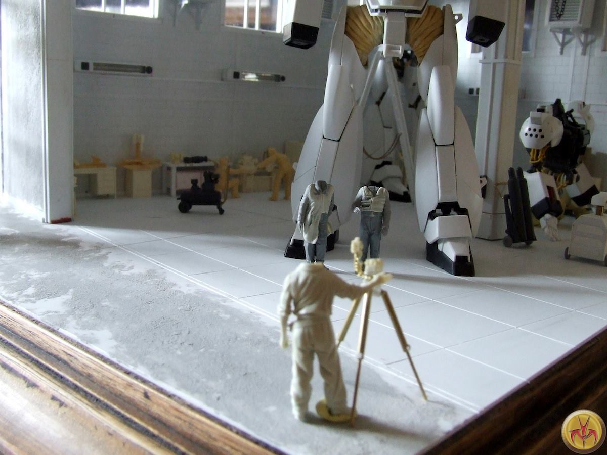 Patrol_Labor's tweet photo. WIP diorama 1/35 by Gabriele Leni 🇮🇹 #PatD #PatlaborDipendente #Patlabor #Ingram #Diorama #LaborOnWeb #Hangar #PatSerieTv https://t.co/k7Qn8COfee