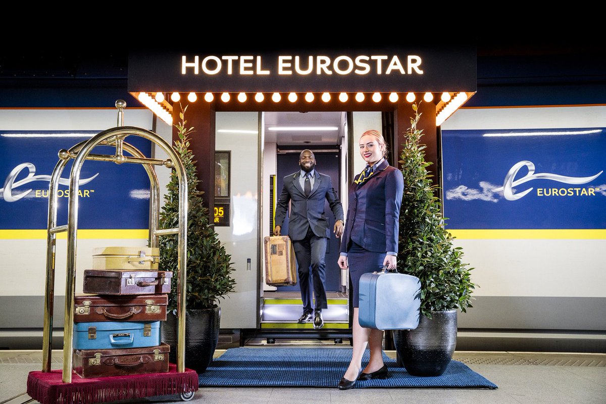 EUROSTAR LANCEERT PLATFORM MET EIGEN TREIN-EN HOTELAANBOD: <a href="/Eurostar/">Eurostar</a> wil voortaan meer dan enkel een reis aanbieden en lanceert daarom nu eigen pakketten trein + hotel in Londen: travellikeapro.be/eurostar-lance…    <a href="/eurostarbe/">Eurostar Belgium</a>