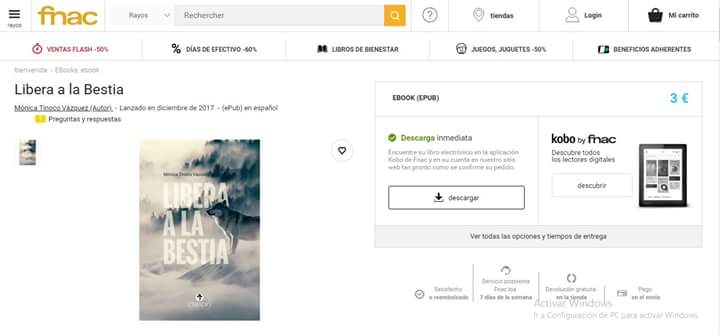 monica_tinoco_'s tweet photo. Libera a la bestia.
Disponible en Ebook en FNAC ❤
#Liberaalabestia
#MónicaTinoco
#Chiadoeditorial
#Fnac
#Ebook
https://t.co/HldnFNDeDT https://t.co/8ttyP1JIo5