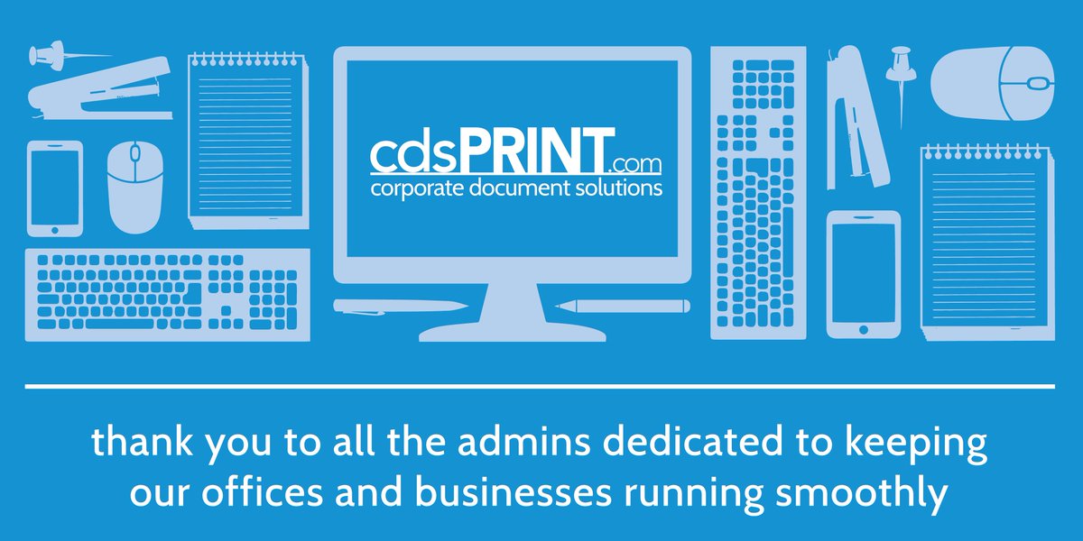 cdsPRINT's tweet photo. April 25 is Administrative Professionals’ Day! #AdministrativeProfessionalsDay #Admins #ThankYou #cdsPRINT #CincinnatiPrinter #Cincinnati #Ohio https://t.co/HH236ZwnkJ