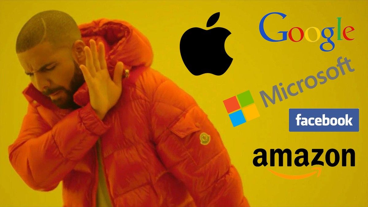 EvanKirstel's tweet photo. “Why I'm Quitting Google, Amazon, Microsoft, Facebook, and Apple for a Month” https://t.co/qmnMaQTtd4 https://t.co/912ZZrYXIC