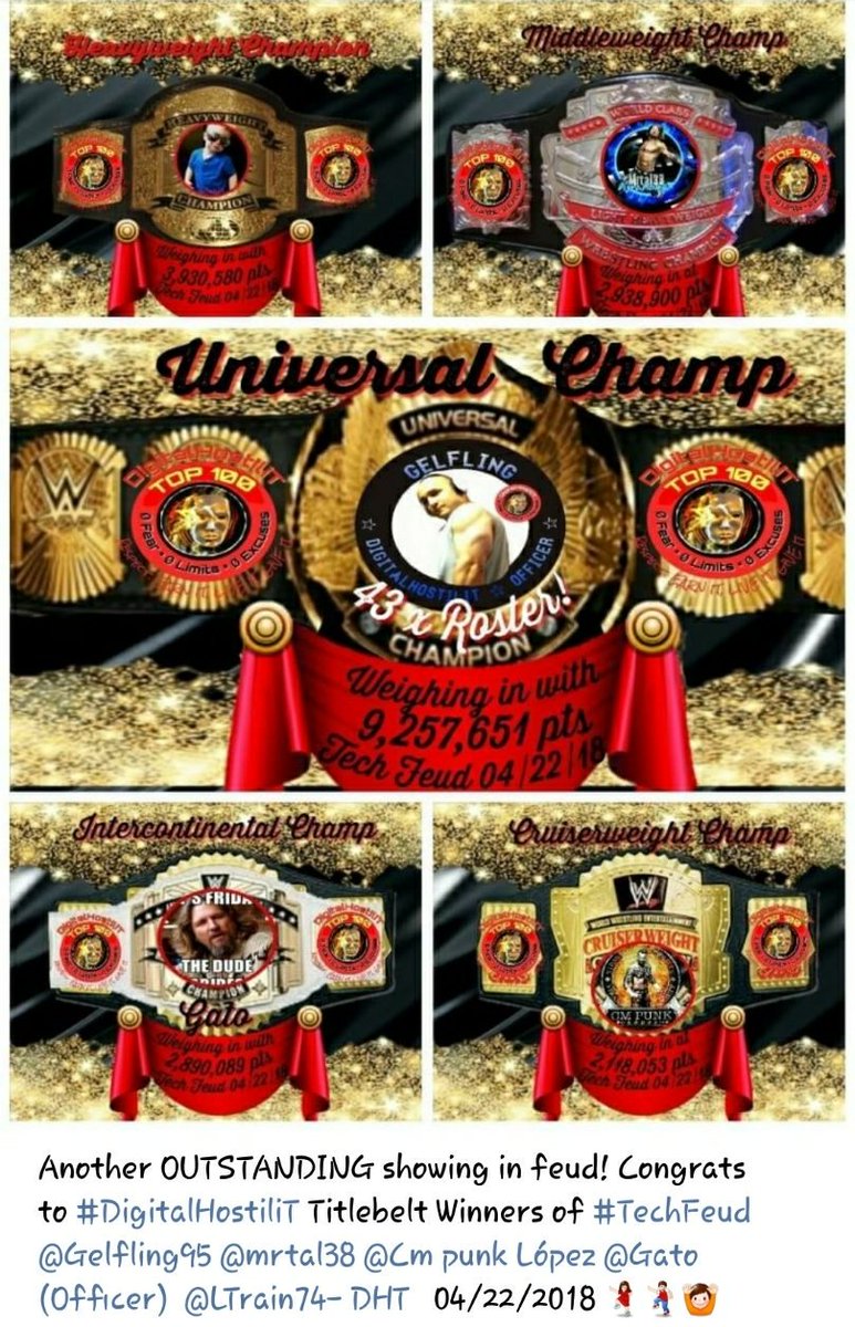 DigitalHostiliT's tweet photo. #DigitalHostiliT #TechFeud #Titlebelt https://t.co/zJLHyzB6kb
