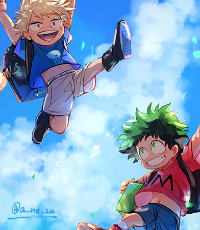 めばるさん(@mebarunrun )のヒロアカイラスト本にこんな感じのイラストをゲストで描かせて頂いております!よろしくお願いします～! 
