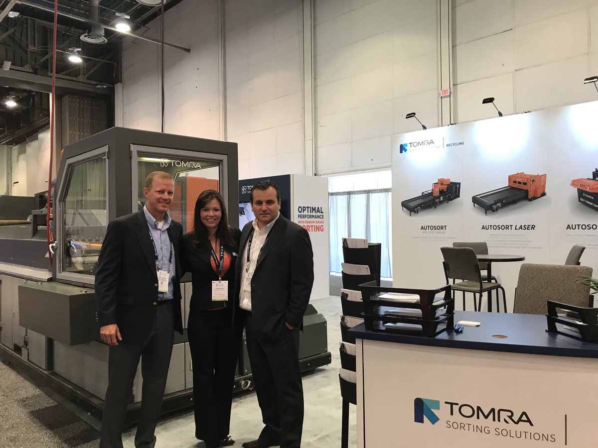 TOMRARecycling's tweet photo. AUTOSORT LOD sorts glass, plastic material and black plastic from paper to boost product quality. Stop by TOMRA WasteExpo exhibit #3601 in Las Vegas from April 24-26 to learn more. #TOMRA #LODTechnology #NationalSword #WasteExpo https://t.co/8cHXXh1v1N