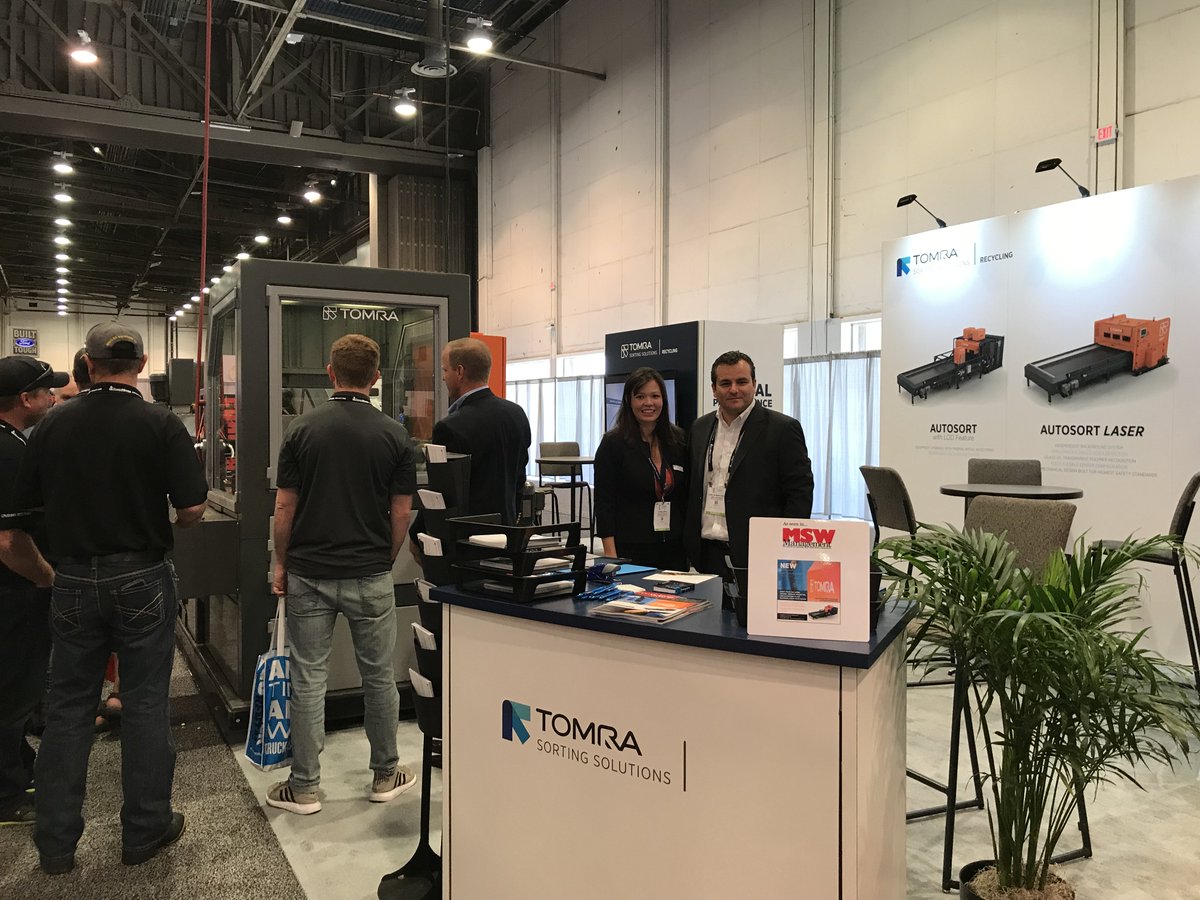 TOMRARecycling's tweet photo. AUTOSORT LOD sorts glass, plastic material and black plastic from paper to boost product quality. Stop by TOMRA WasteExpo exhibit #3601 in Las Vegas from April 24-26 to learn more. #TOMRA #LODTechnology #NationalSword #WasteExpo https://t.co/8cHXXh1v1N