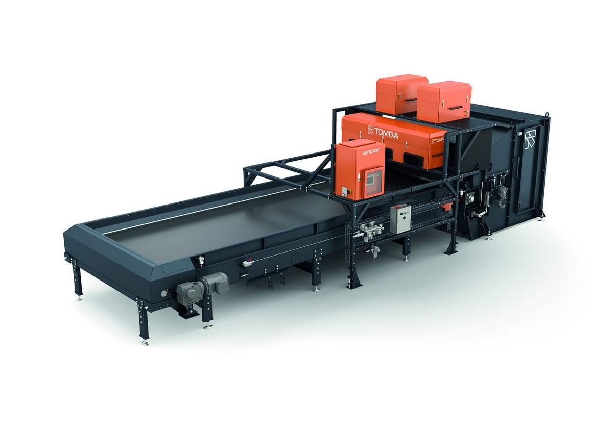 TOMRARecycling's tweet photo. AUTOSORT LOD sorts glass, plastic material and black plastic from paper to boost product quality. Stop by TOMRA WasteExpo exhibit #3601 in Las Vegas from April 24-26 to learn more. #TOMRA #LODTechnology #NationalSword #WasteExpo https://t.co/8cHXXh1v1N