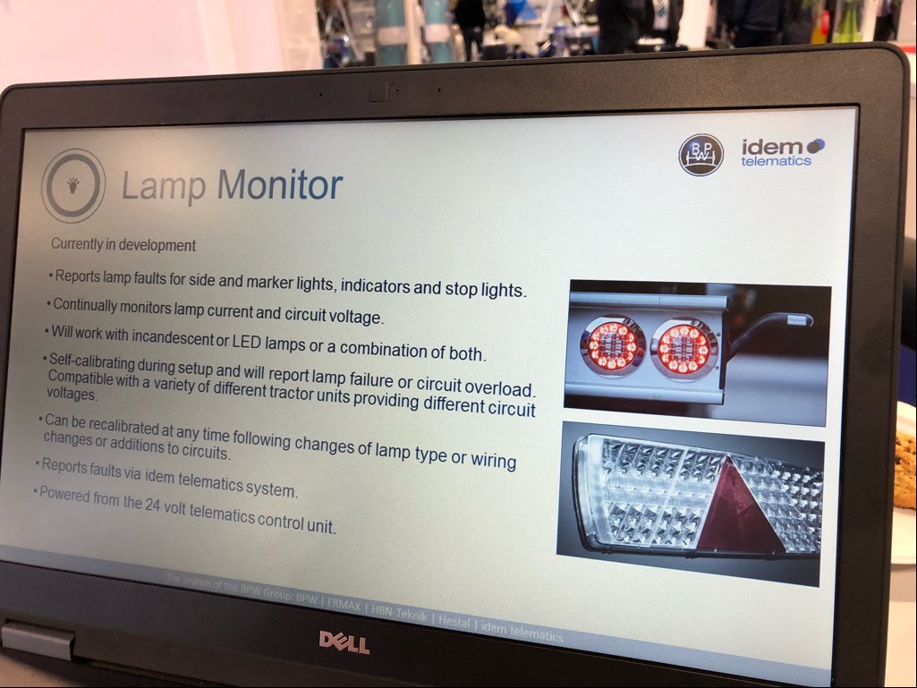 TIPservicesEU's tweet photo. Spotted at #CVShow 🇬🇧 by @tipeurope 's @maandeweg74 : update on #telematics-enabled #EBPMS electronic brake performance monitoring, DVSA #EarnedRecognition and safety lamp monitoring from @BPW_UK https://t.co/5umVW7Ifxq
