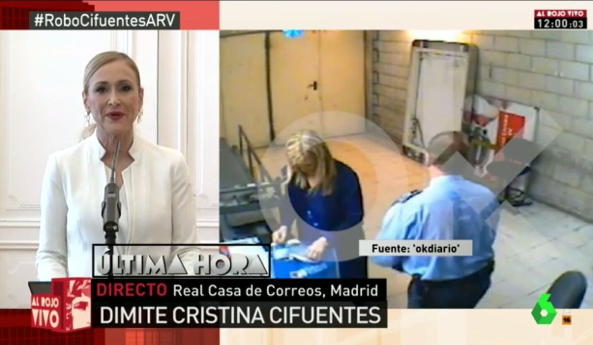 LolitaDixxon's tweet photo. POR FIN DIMITE ESTA SEÑORA.

Eso sí, es ridículo que dimita por robar dos cremas en vez de por haber falsificado un máster. https://t.co/6hxjQIeEs0
