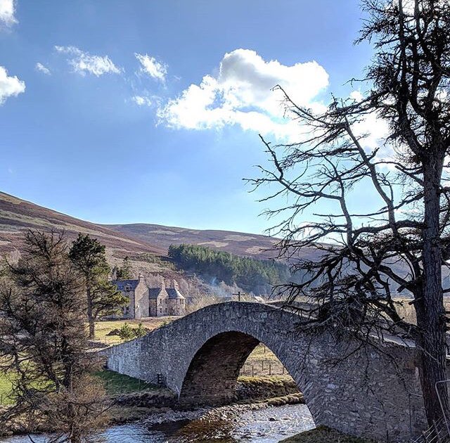 The mighty Gairnshiel Bridge crossing the River Gairn on the <a href="/snow_roads/">Snow Roads Scenic Route</a> 
The Bridge will close for 3 weeks from Monday 14th May to allow for essential repairs. Diversions will be in place. 
📸 | @bresla_v | IG