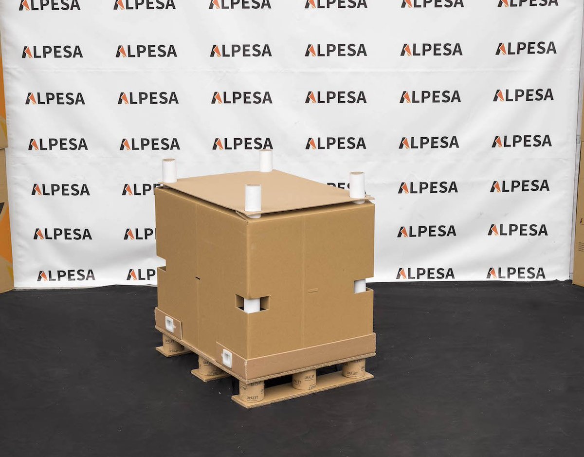 .<a href="/alpesa_ES/">Alpesa</a> presenta #Úpalet 3box para agroalimentación en #Hispack   fyh.es/detallenoticia… .<a href="/elpaletcarton/">UPALET,ElPaletCarton</a> .<a href="/Hispackbcn/">Hispack</a>