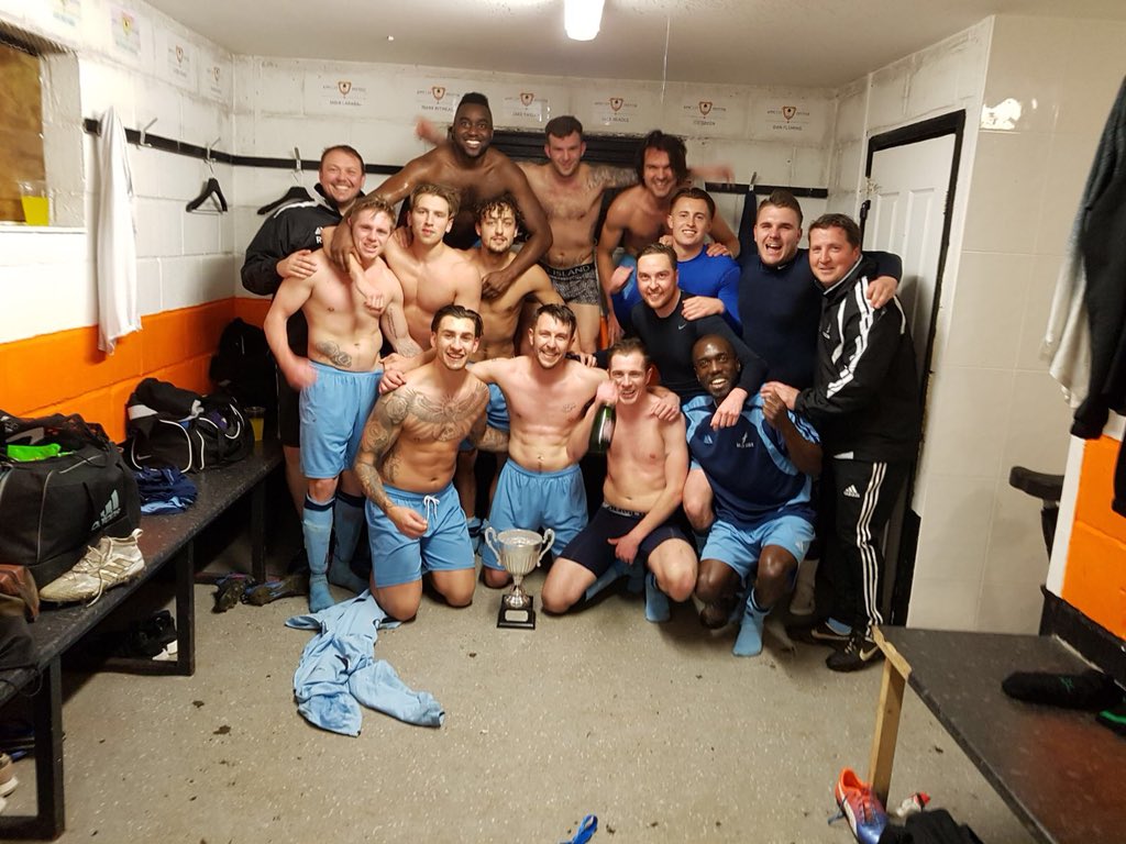 BritishAFC's tweet photo. A hard fought 2-1 win over @BrenthamFc1919 last night means we’re crowned CHAMPIONS of the @middxfa Premier Division! Well done lads! https://t.co/87wPnoO549