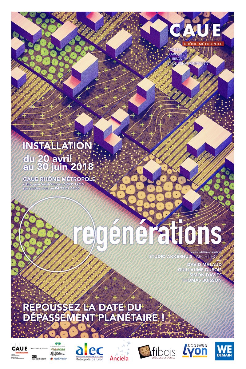 L'aventure Re-Générations continue à Lyon, au CAUE Rhône Métropole du 20 avril au 30 juin !
