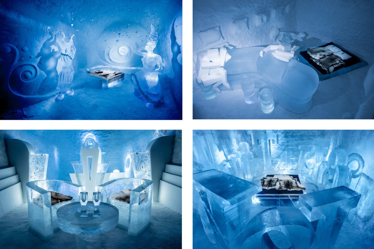 Introducing world's first Hotel made of Ice - #ICEHOTEL 365 in Jukkasjärvi - #famous for its unique concept, dazzling works of art and fairytale atmosphere. Visit this top attraction of #Sweden at the lowest cost with P2S Travel. bit.ly/2mOXw9T and use #PromoCode 98851