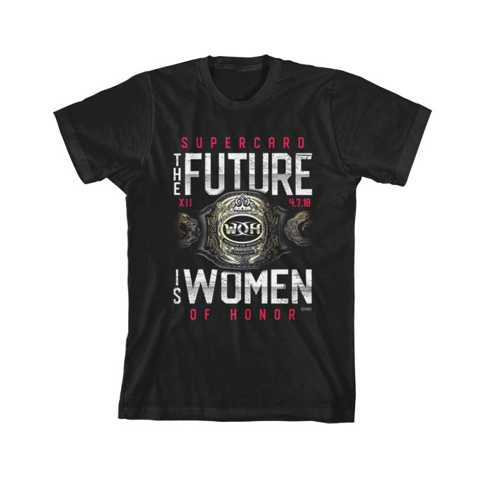 Women_of_Honor's tweet photo. New in the #ROHProShop #WOHTournament t-shirts!
Order yours now!
https://t.co/JapDLeSgDE https://t.co/fOdRDiR9lo