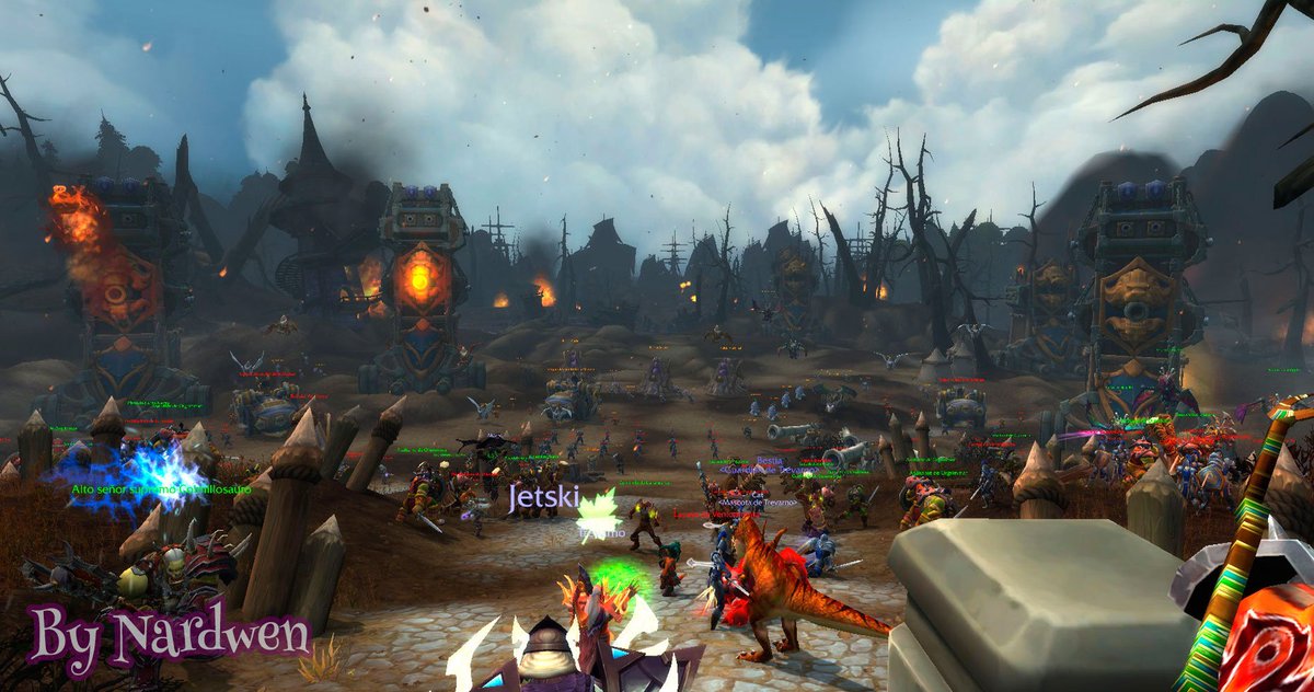 Nardwen's tweet photo. Batalla por Lordaeron, defendiendo Entrañas ¡Por la Horda! @Warcraft_ES #BattleForAzeroth #BFAAlpha https://t.co/LtQYmEvfQh