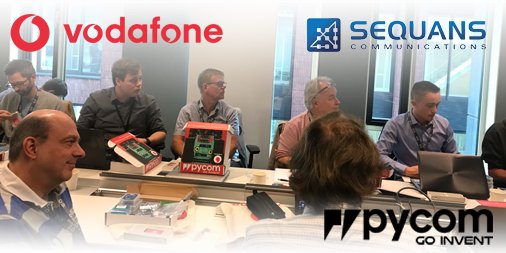 SGWirelessIoT's tweet image. Almost done with a very productive Day 1 of the #NBIoT workshop with @VodafoneIoT and @Sequans Monarch CAT-M1/NBIoT chip on the #GPy and connecting to #Pybytes. Nice hospitality at Vodafone's offices in Amsterdam. #GOINVENT